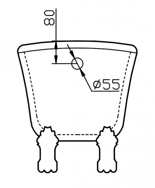 Vrijstaand bad PARIS PREMIUM