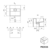 Wandwastafel PB2035