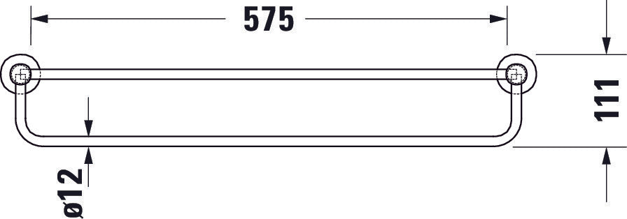 Duravit D-Code handdoekrek