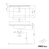 Badmeubelset VIREO 80 cm met wastafel