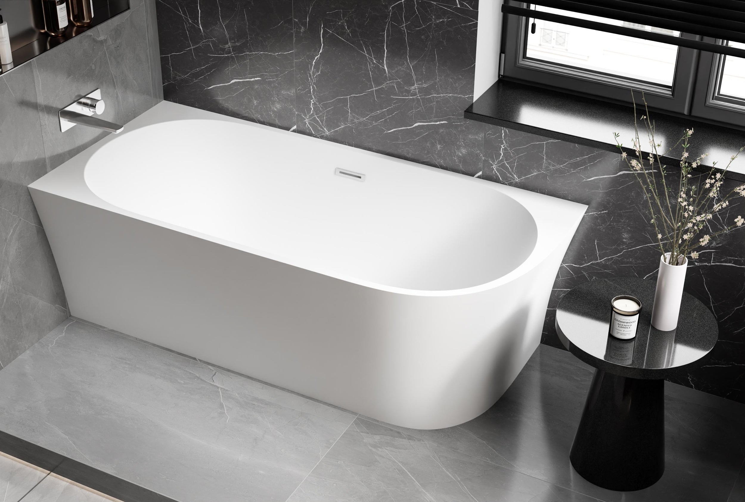 Hoekbad NOVA CORNER acryl