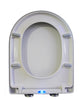 Randloos toilet NANO NT2039 - incl. toiletzitting soft-close deksel - wit glanzend
