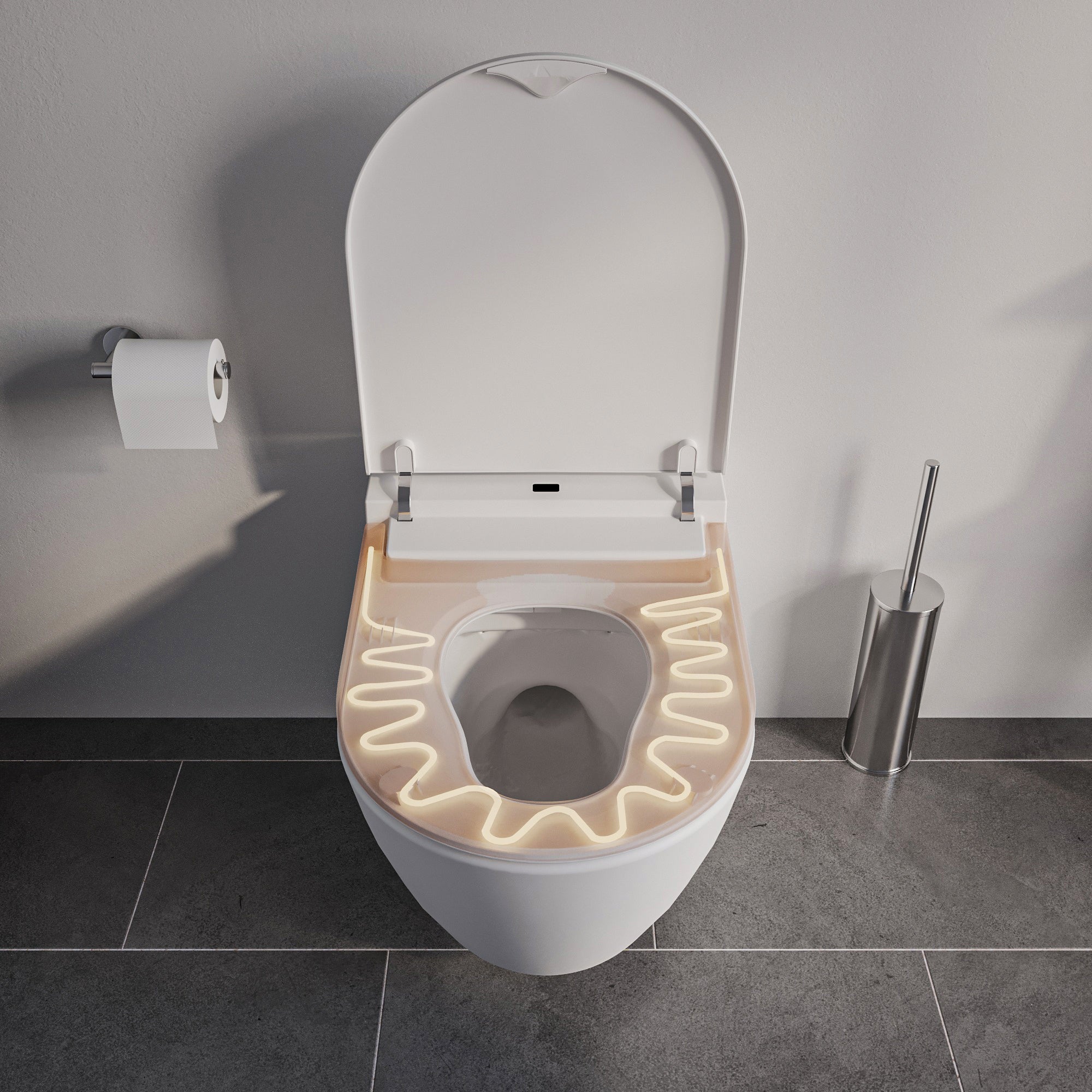 WC-set compleet: Douch-wc 540 PRO met Geberit Duofix voorwandelement