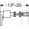 Geberit Duofix set voor voorwandmontage