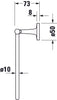 Duravit Starck T handdoekring