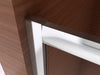 Douchewand en schuifdeur van echt glas NANO EX506, 90 x 90 x 195 cm - zonder douchebak