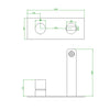 Inbouw wastafelkraan 9908C