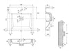 Wandwastafel Aanrechtwastafel BS6049 60 x 48 x 14cm 