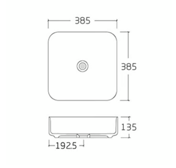 Opzetwastafel KW6134