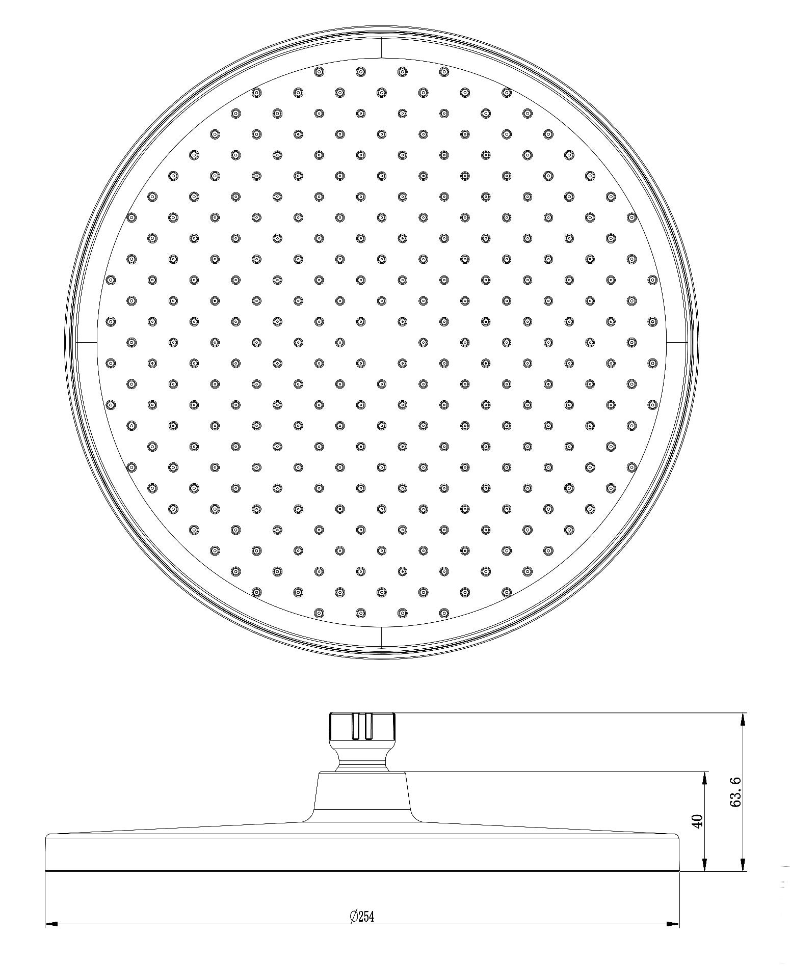 Design douchzuil thermostaat 8221 BASIC