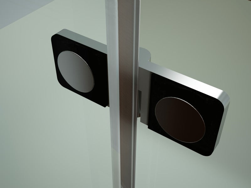 Douchecabinehoek uit 8mm dik gehard veiligheidsglas NANO transparant DX407 - breedte instelbaar 