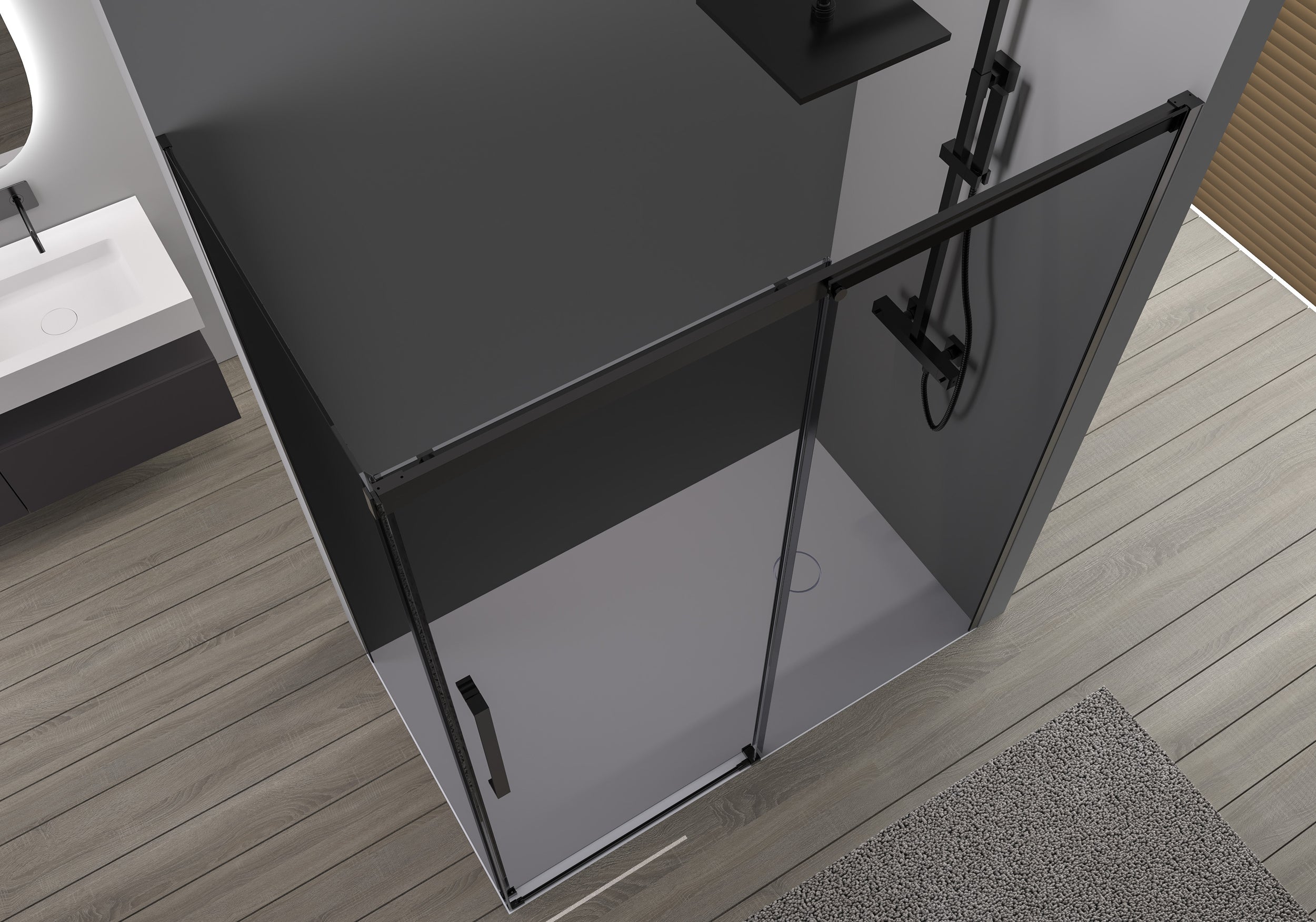 Hoekdouche met schuifdeur Soft-Close DX906 FLEX