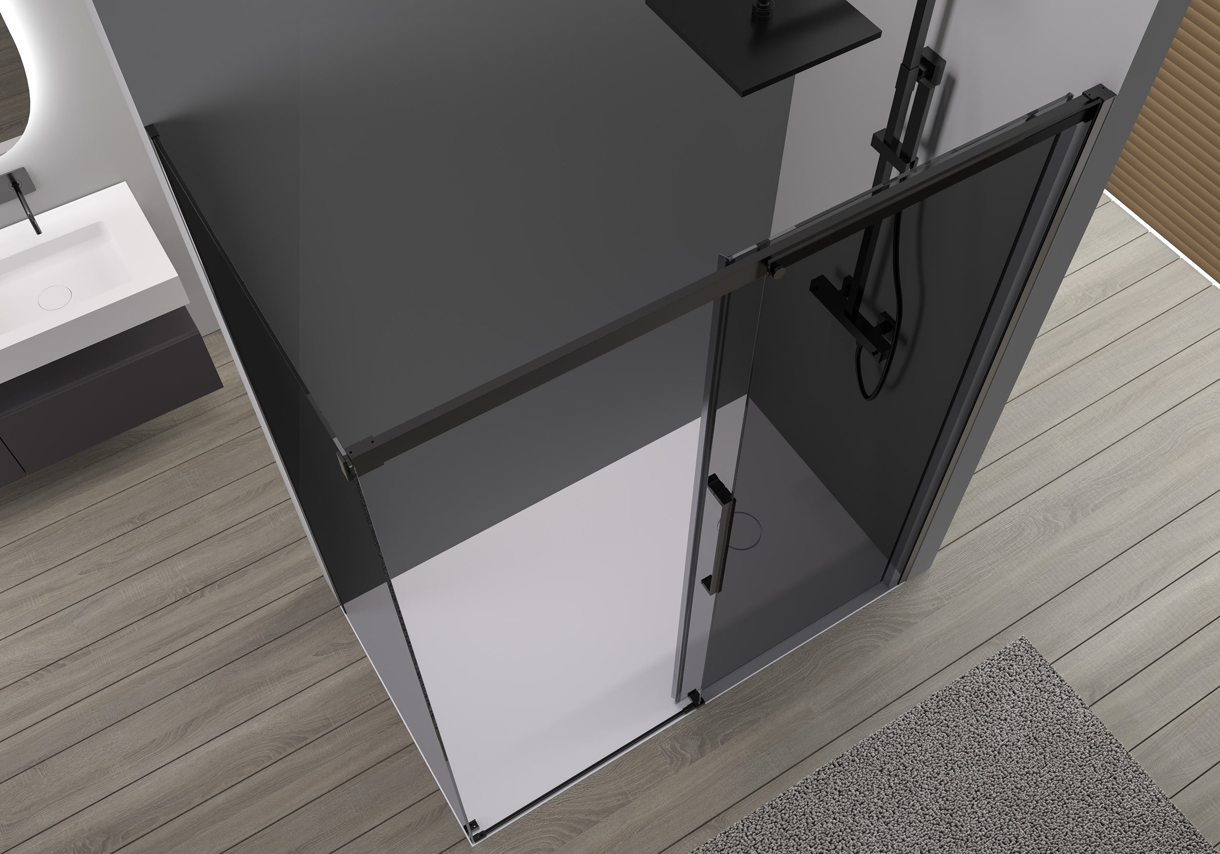 Hoekdouche met schuifdeur Soft-Close DX906 FLEX