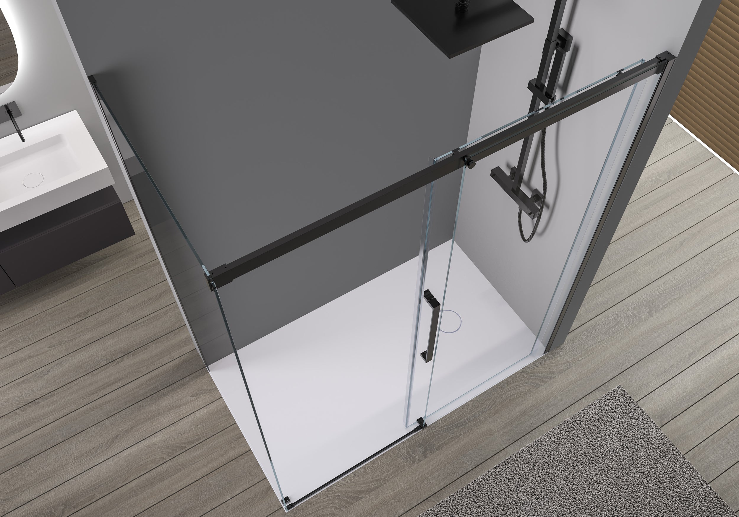 Hoekdouche met schuifdeur Soft-Close DX906 FLEX