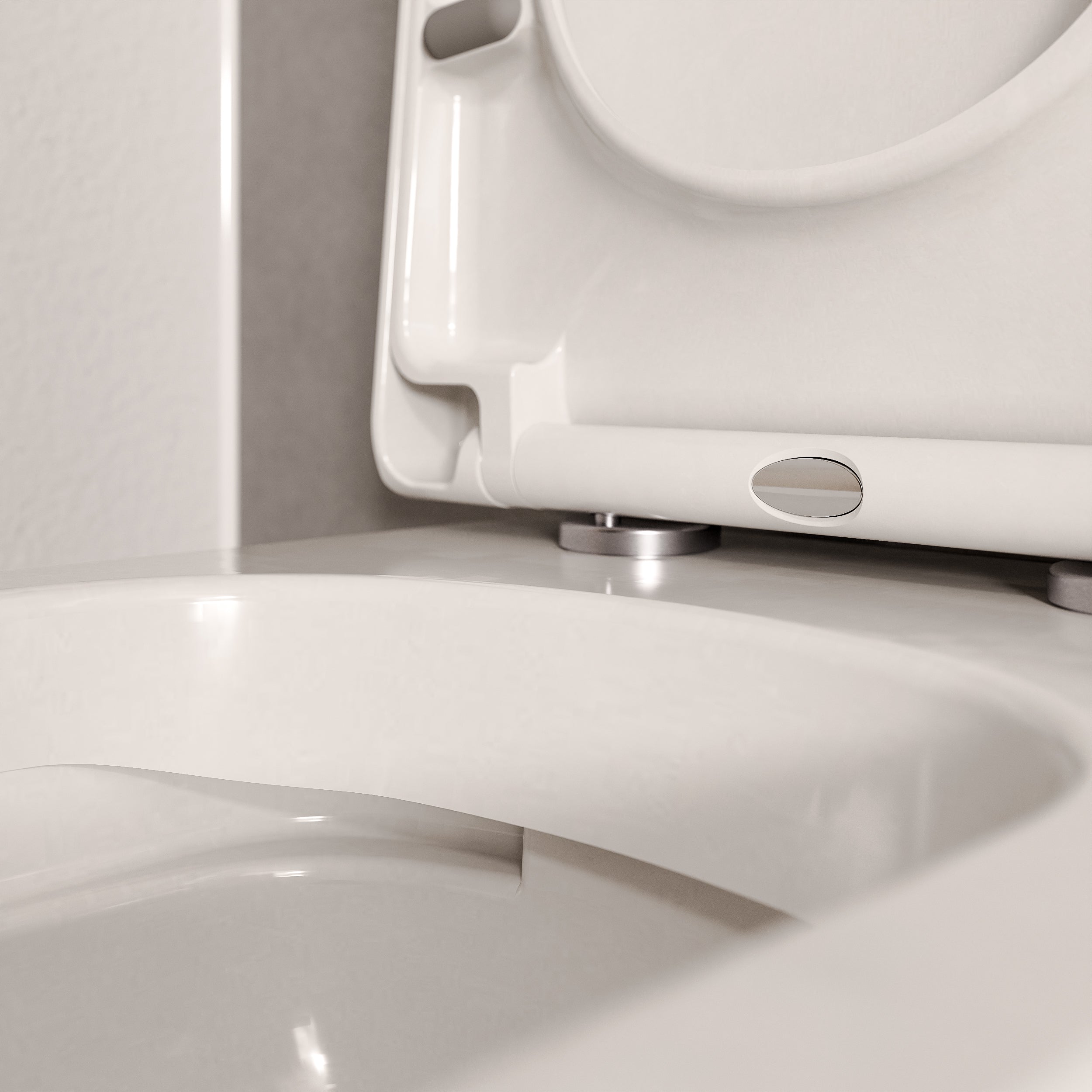 Vrijstaand toilet VIREO Wit