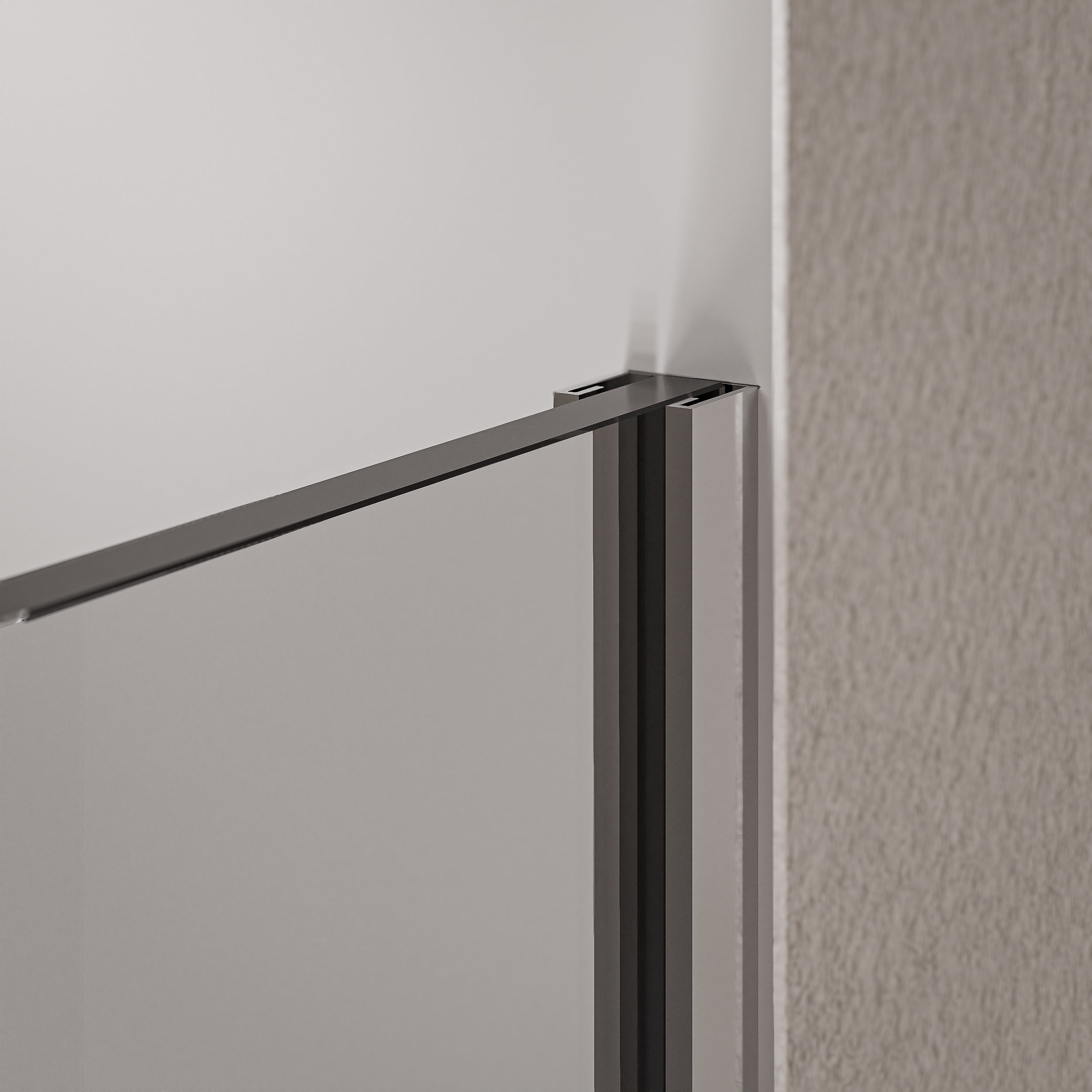 Inloopdouchewand Nano helder glas EX102