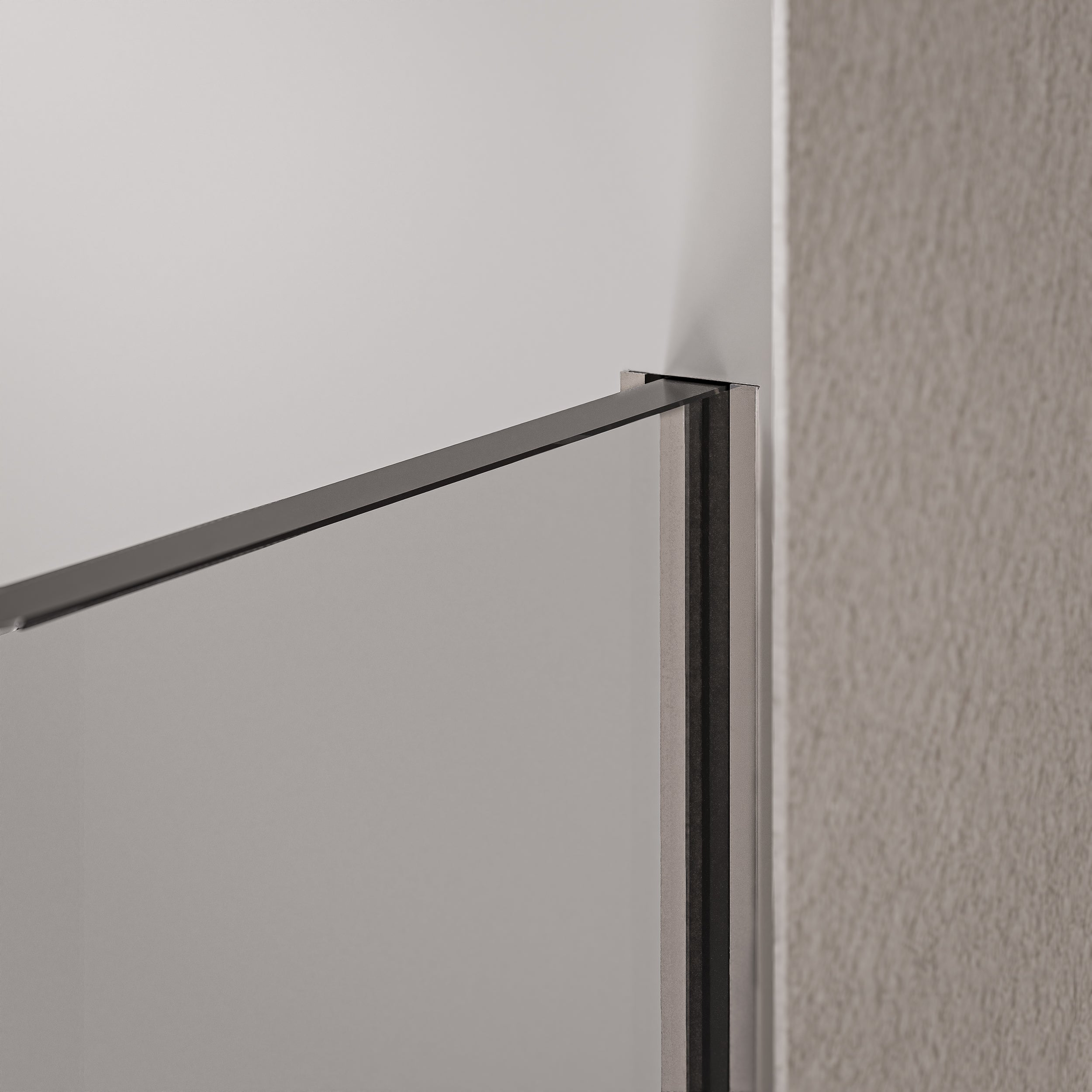 Inloopdouchewand Nano helder glas EX102