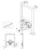 Wand-bidet voorwandelement G30013A