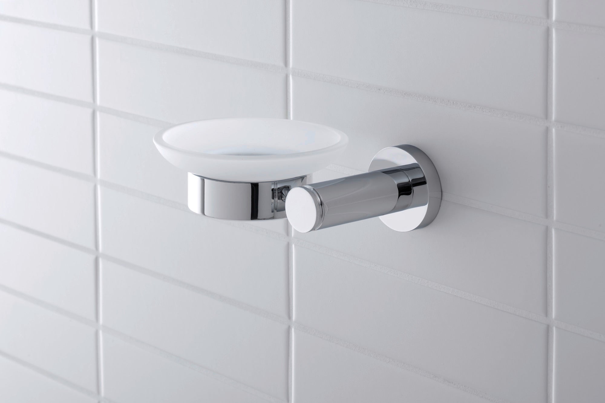 Duravit D-Code zeepschaal Ø10 cm voor 1 zeep