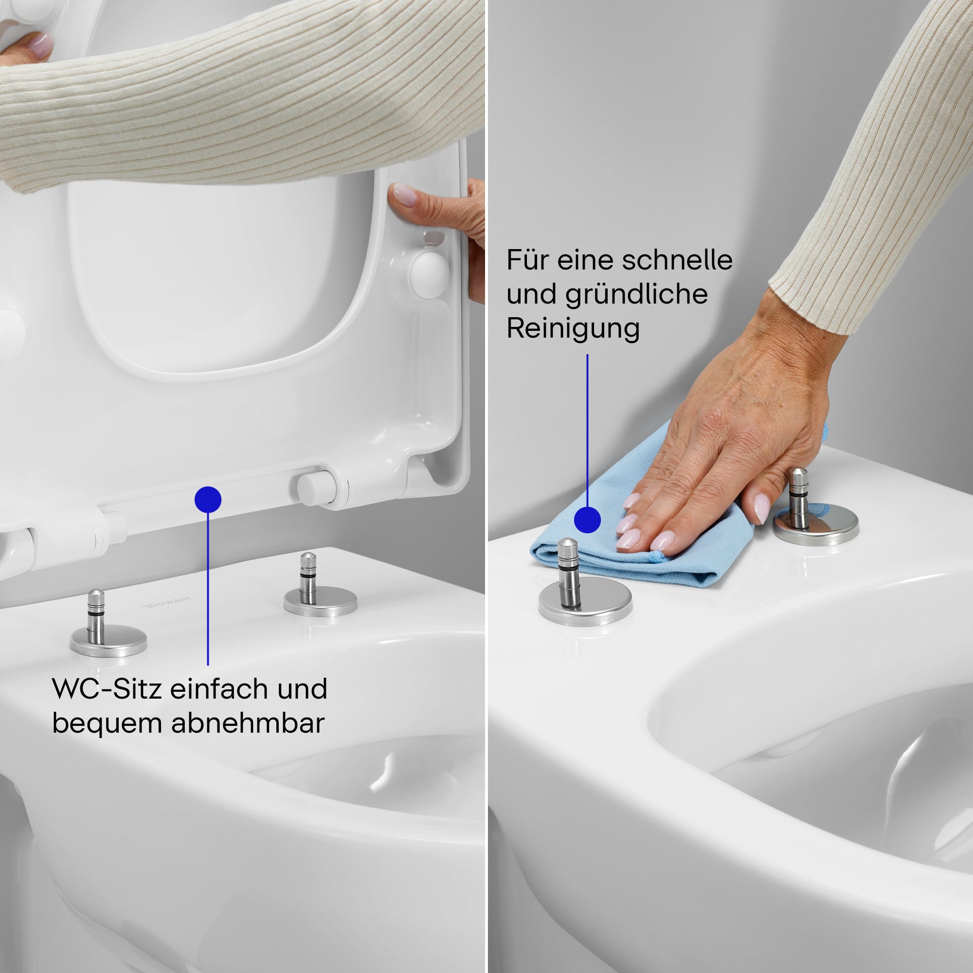 Duravit Univavo Universele closetzitting met soft-close mechanisme, ovaal