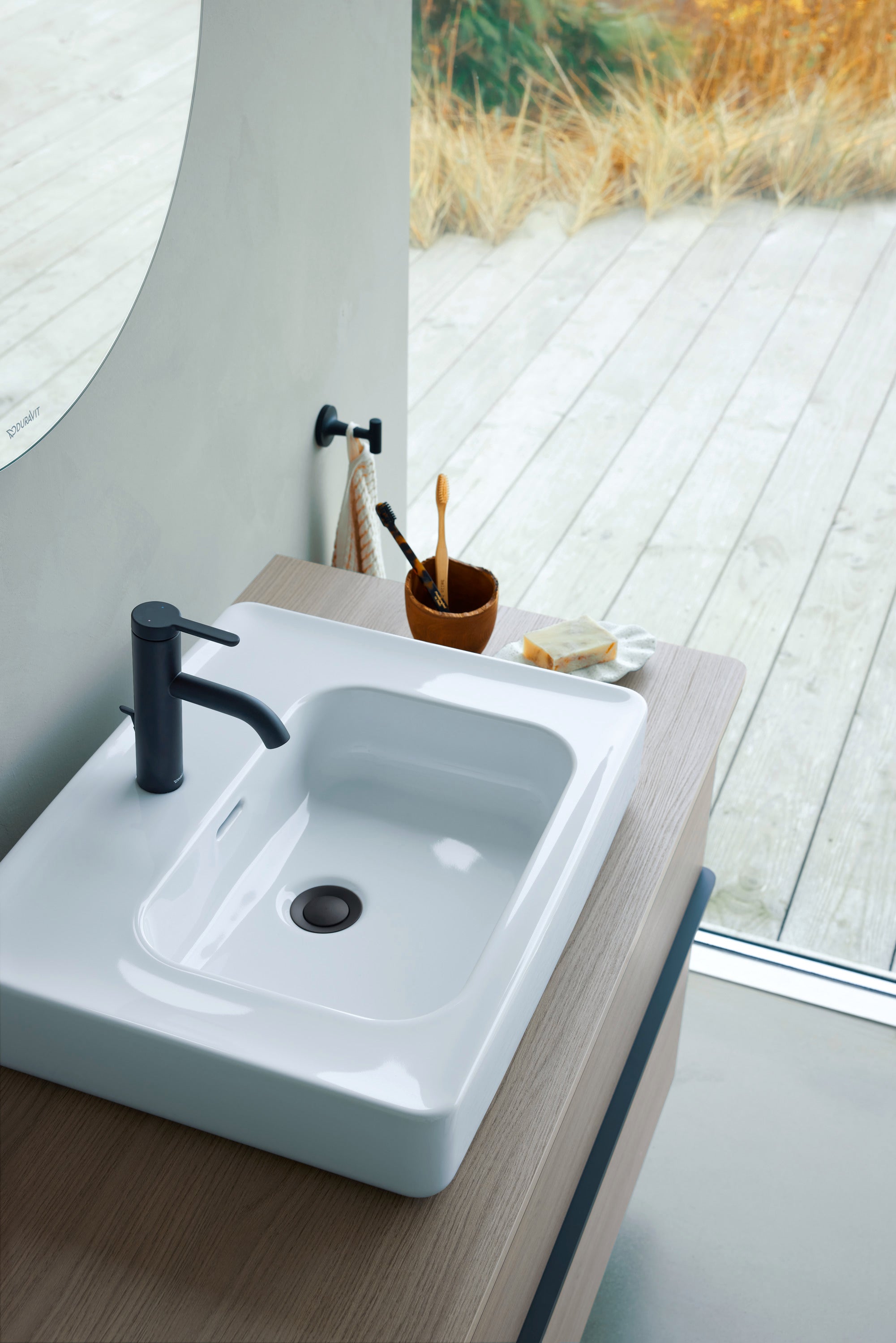 Duravit Soleil opzetwastafel, 56 cm, wit hoogglans