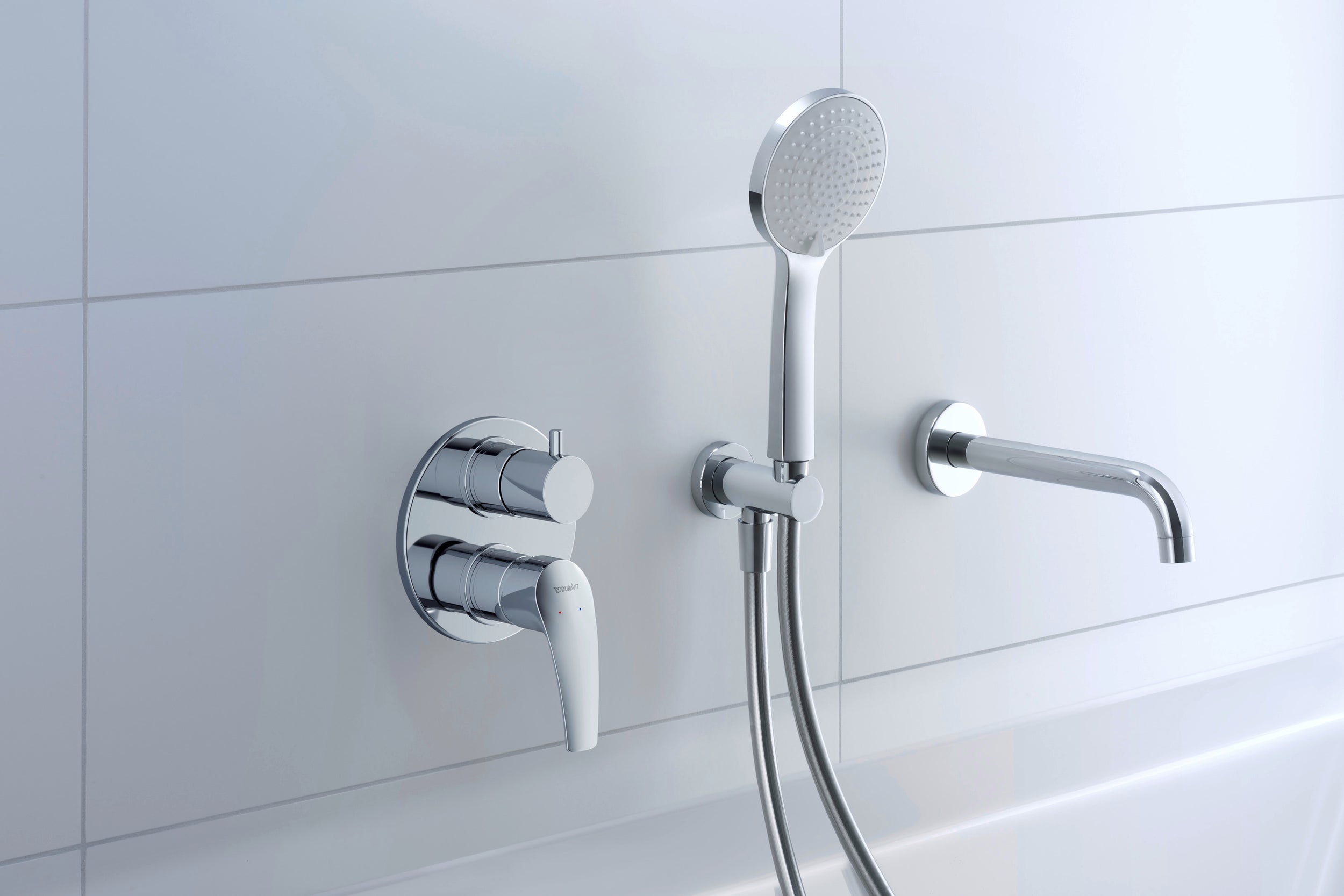 Duravit DuraVelez baduitloop, chroom