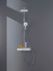 Duravit douchesysteem met thermostaat en glazen planchet