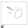 Duravit Starck T handdoekring