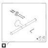 Duravit Starck T toiletrolhouder