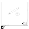 Duravit universele douchearm 200 mm, plafondmontage - kleur selecteerbaar