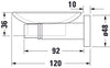 Duravit D-Code zeepschaal Ø10 cm voor 1 zeep