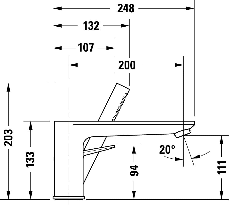 Duravit Wave 3-gats badmengkraan 