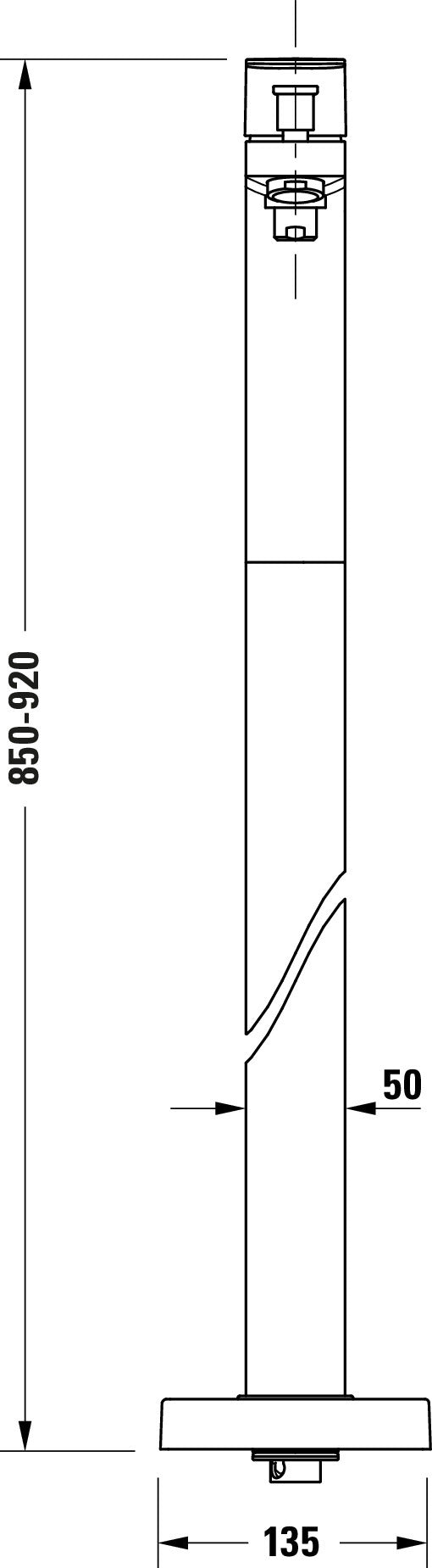 Duravit Manhattan ééngreeps badmengkraan