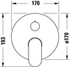 Duravit Wave eengreeps-warmwatermenger