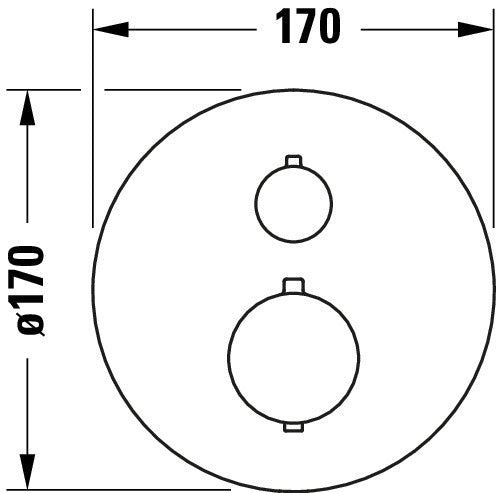 Duravit inbouwthermostaat