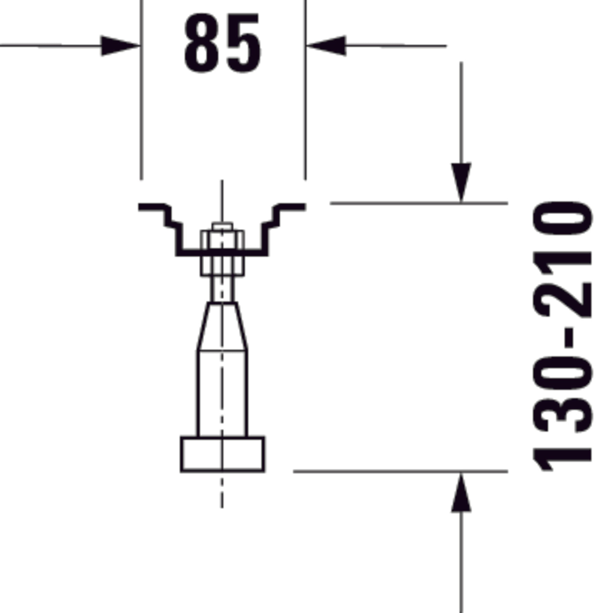 Duravit Universele sokkel - 2 stuks