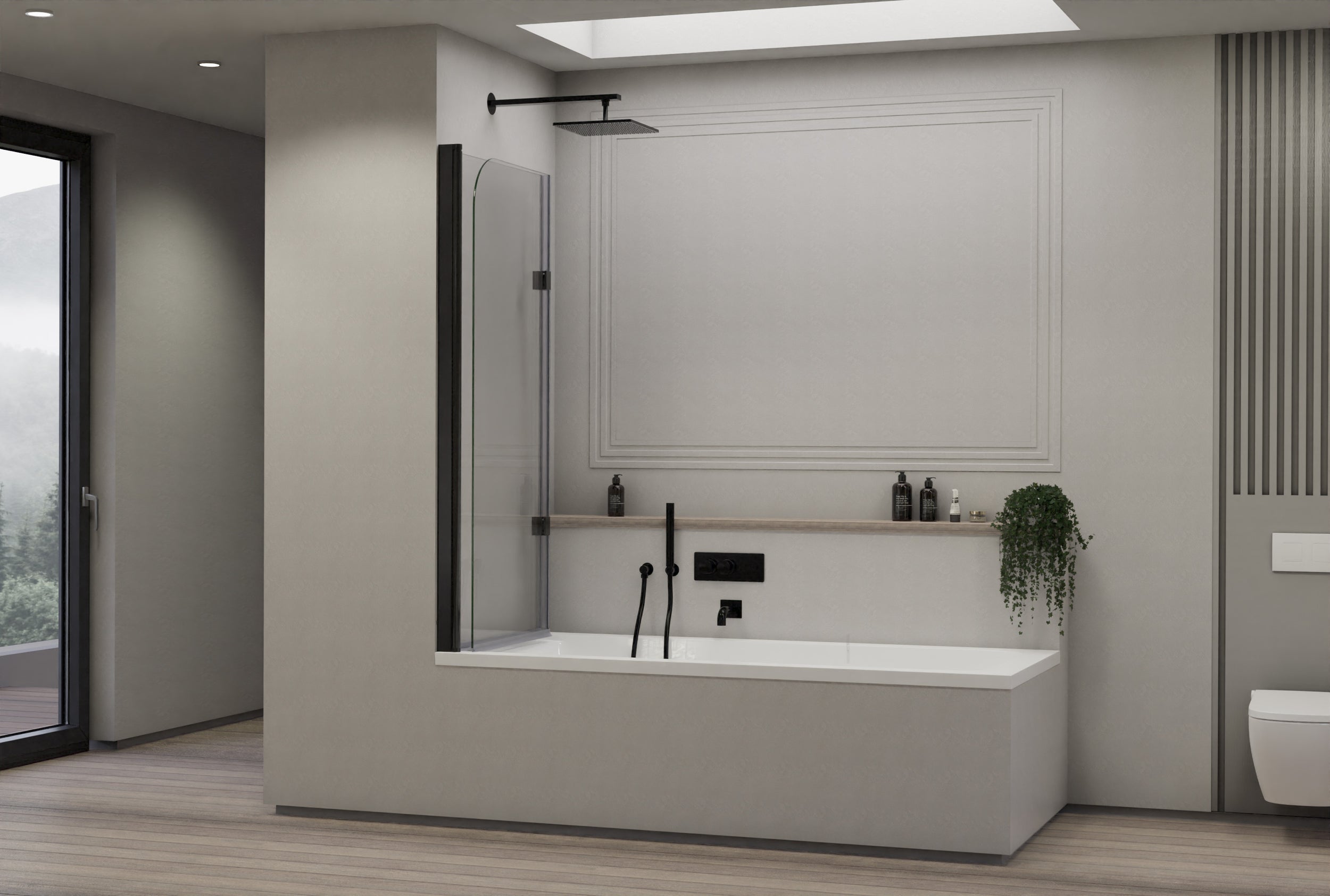 Draaibare douchewand NT209