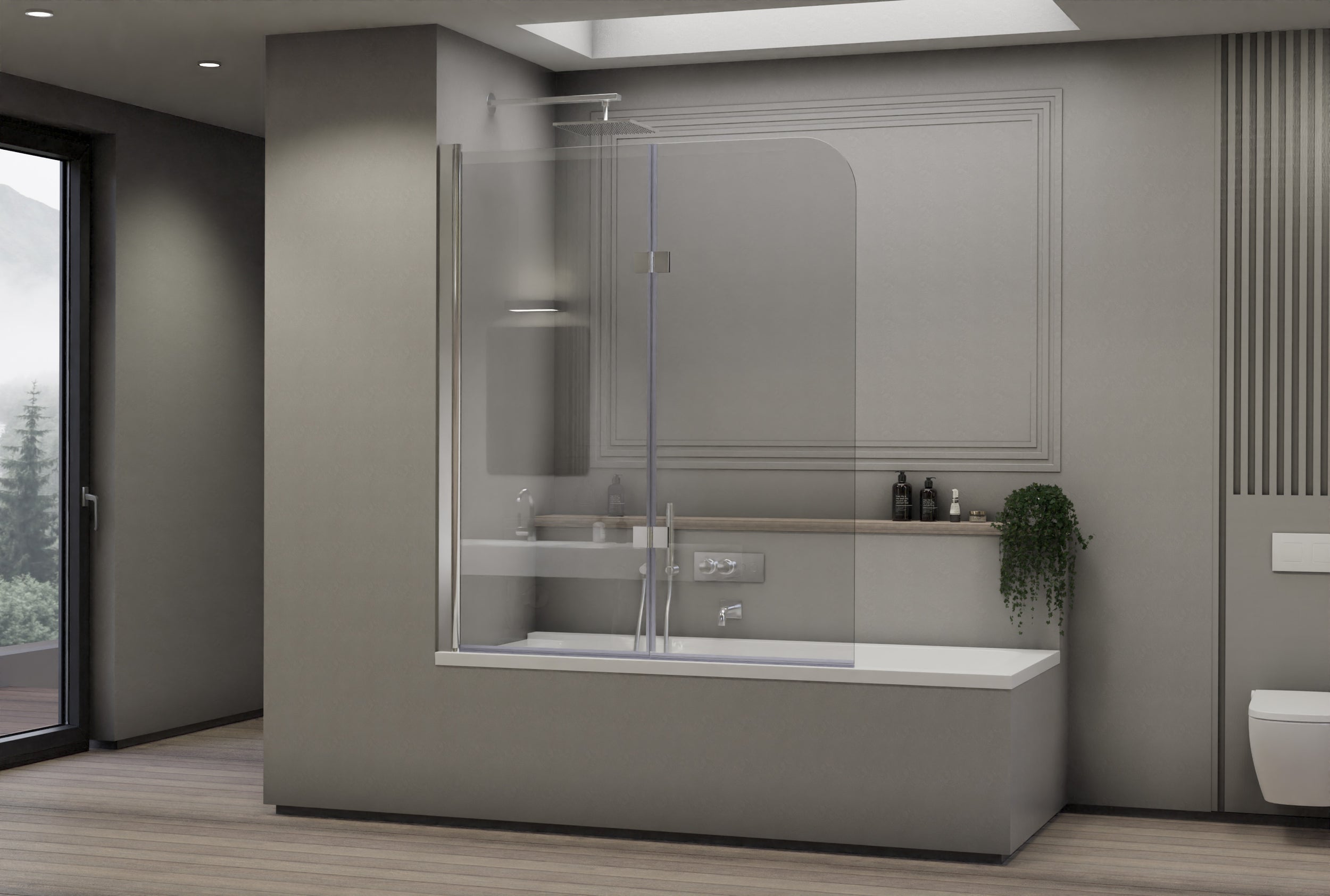 Draaibare douchewand NT209