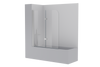 Draaibare douchewand NT209