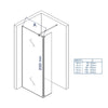 Douchewand Walk-In-douche Nano NT109