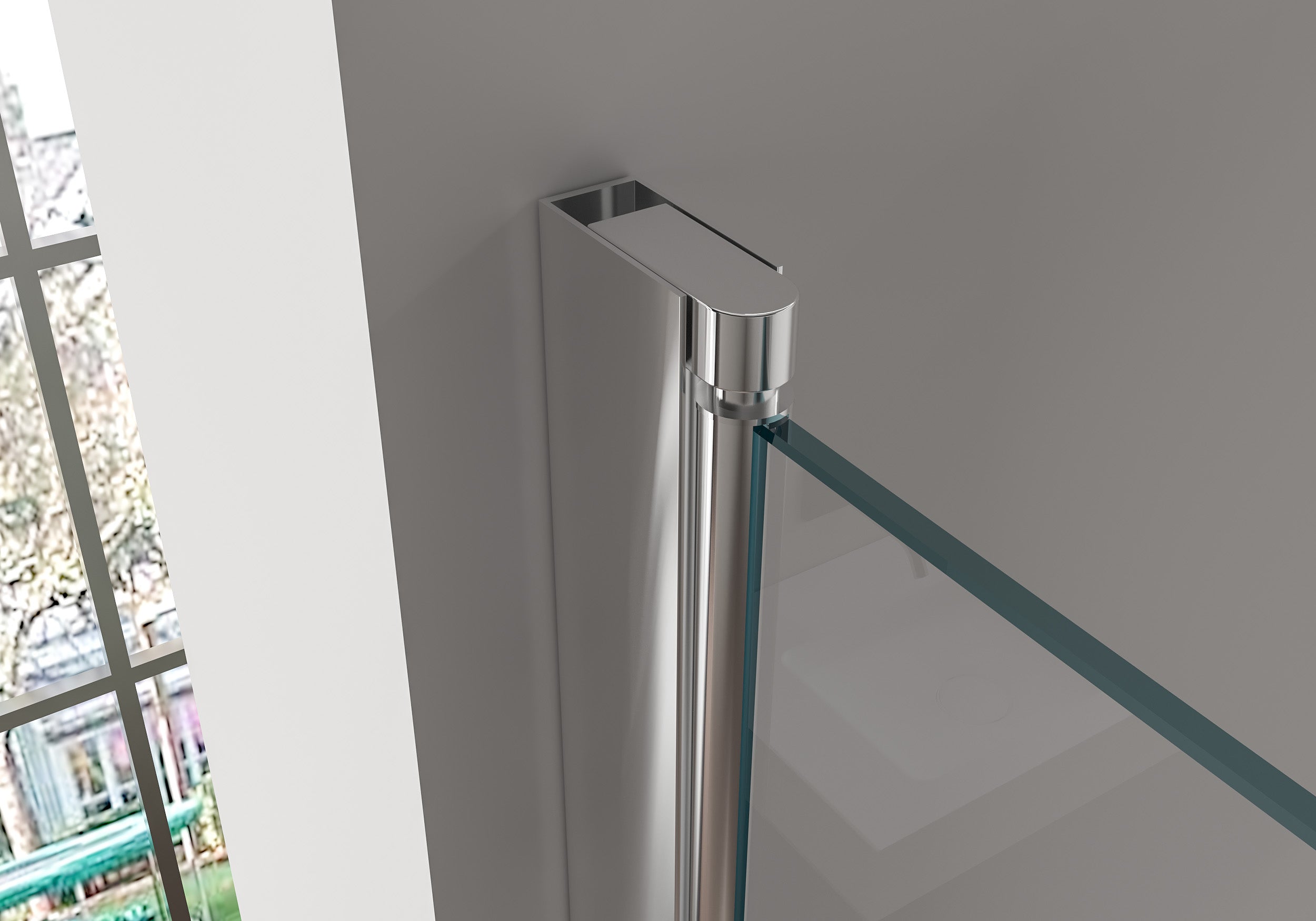 Draaibare badbevestiging douchewand EX201