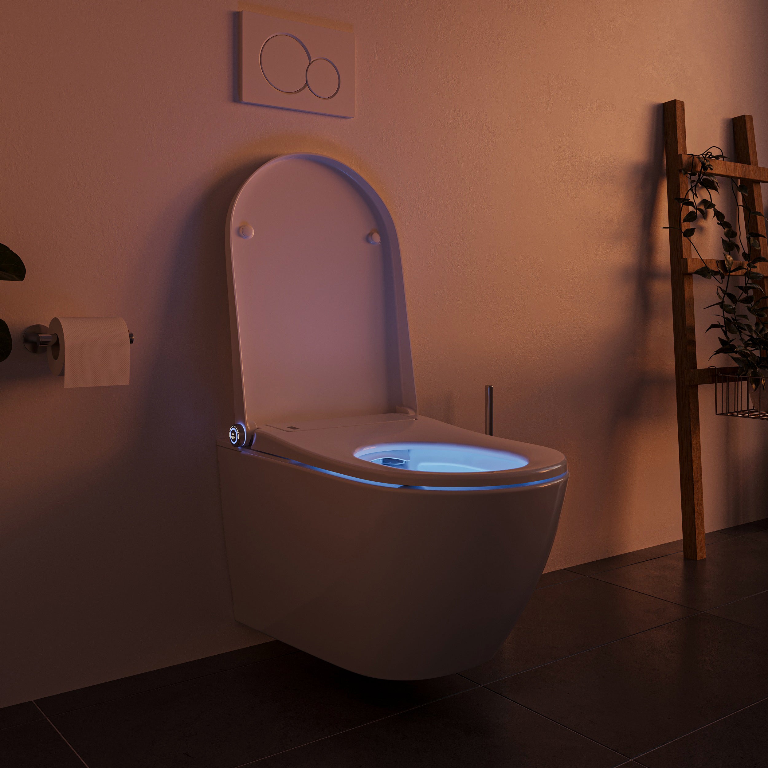 Douche-wc compleetset Basic 1102 met Geberit Duofix voorwandelement