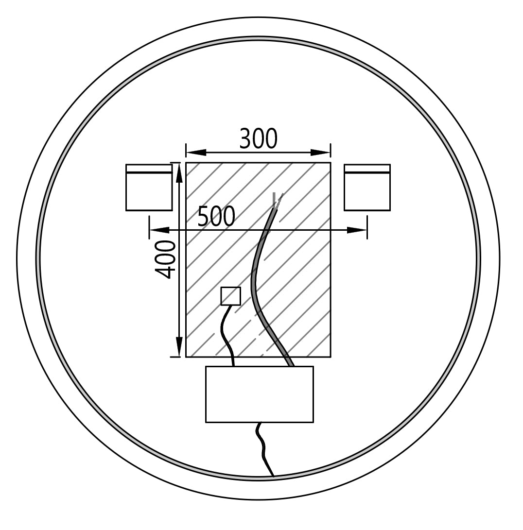 LED-verlichte spiegel 2712 - 2.0