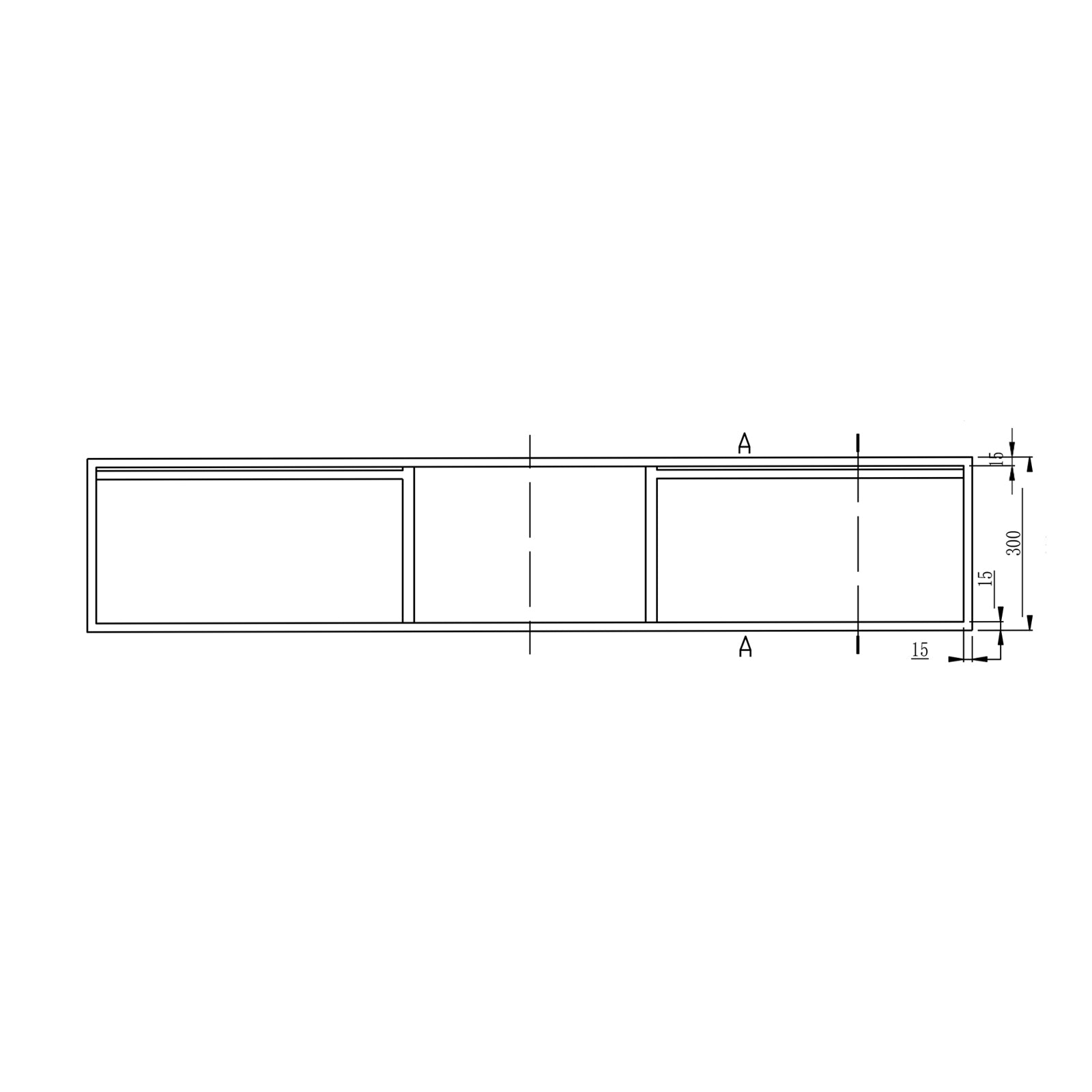 Wastafel onderstel 150S