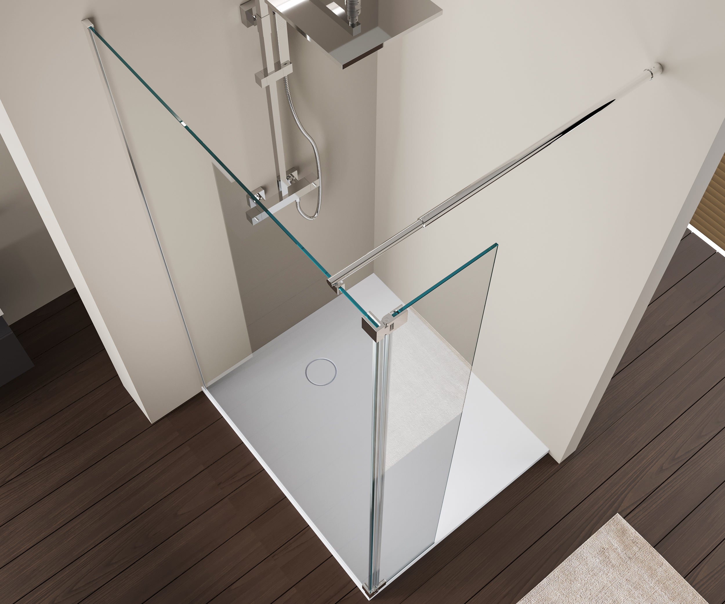 Douchewand Walk-In-douche Nano NT109