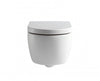 Randloos toilet NANO NT2039 - incl. toiletzitting soft-close deksel - wit glanzend 