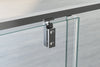 Hoekdouche met draaideur NT604 FLEX - 6 mm nano helder glas - profielkleur instelbaar