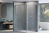 Hoekdouche met draaideur op vast paneel NT606 - FLEX