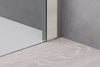 Hoekdouche met draaideur op vast paneel NT606 - FLEX