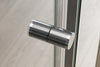 Hoekdouche met draaideur op vast paneel NT606 - FLEX